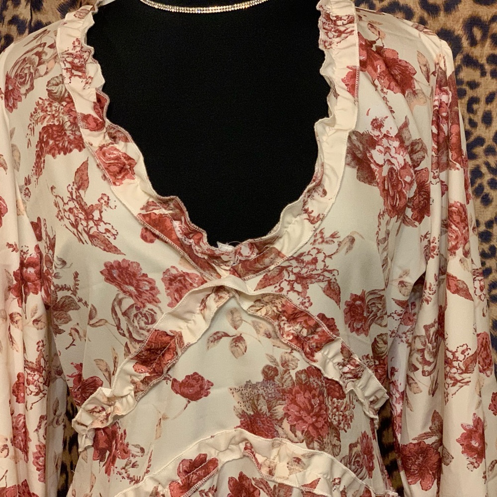 Floral Ruffle dress